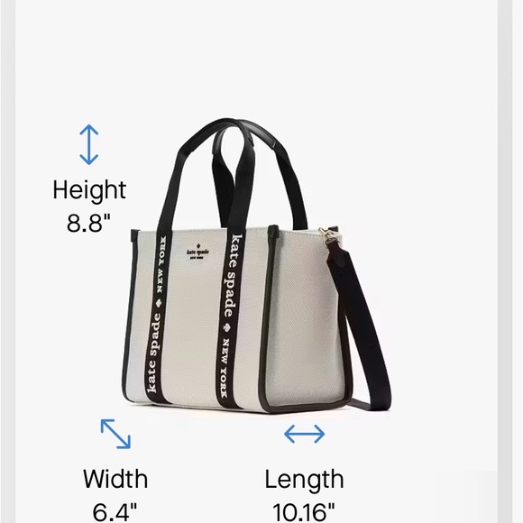 Kate Spade Black and Cream Tote - Picture 6 of 6